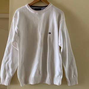 Tommy Hilfiger white cotton sweater